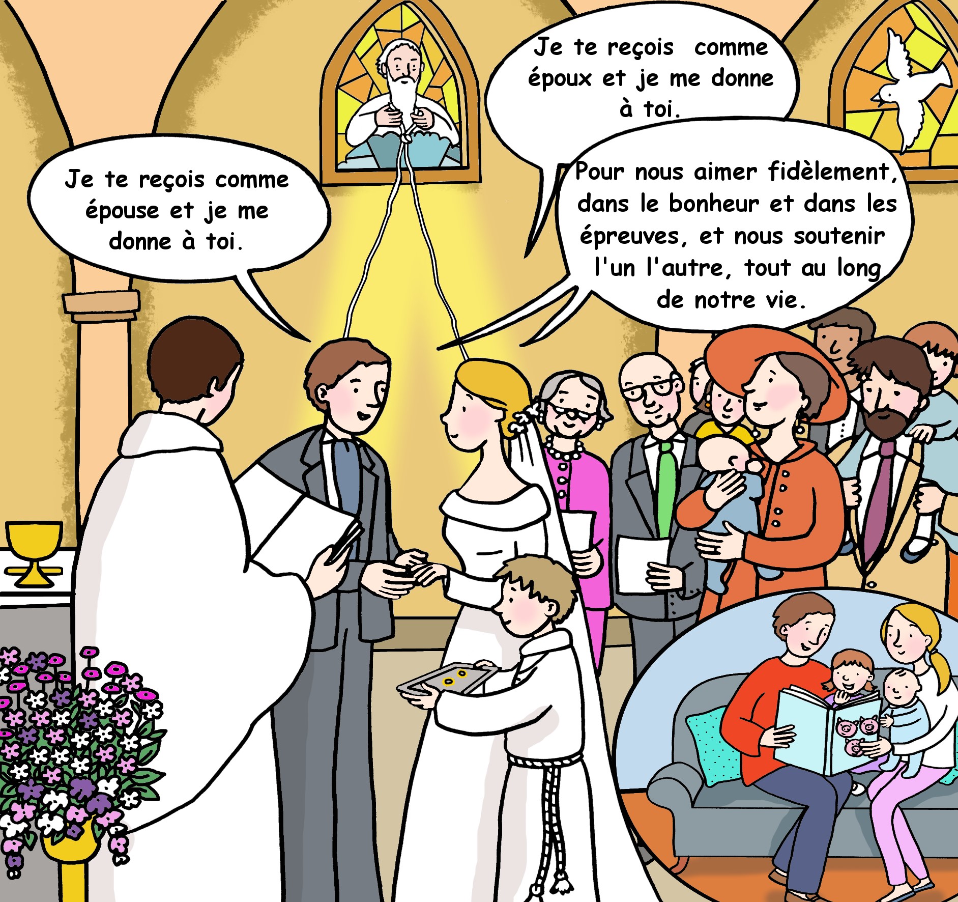 Les 7 sacrements jeux, activités KT42 portail pour le caté Sheet music