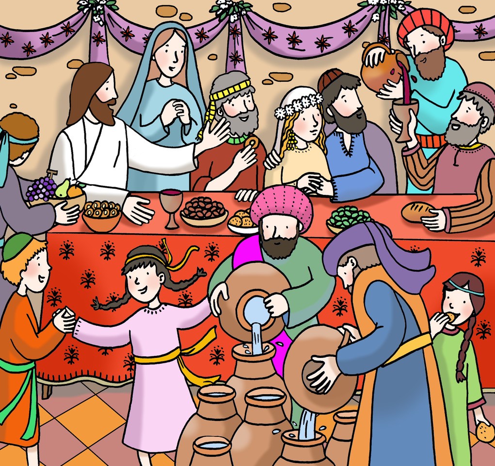 À Cana, Jésus son premier miracle Catéchisme Emmanuel